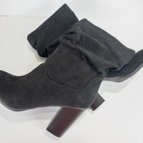 Style & Co Saraa Slouch Mid-shaft Boots Black -11 - Picture 4 of 5